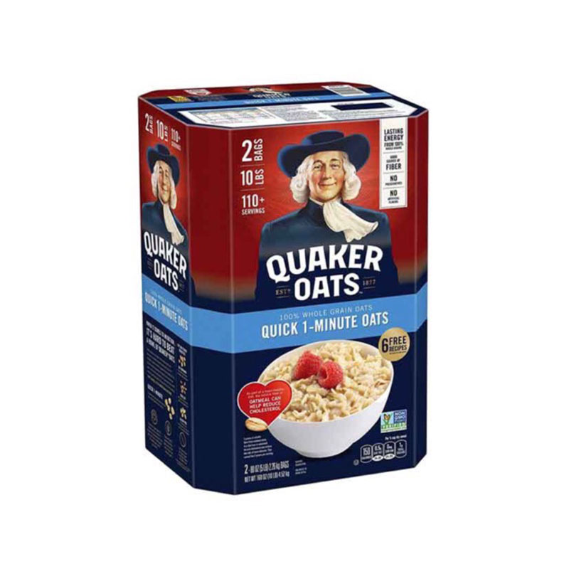 Yến Mạch Quaker Oats (4.52kg) - Quick 1 Minute Oats